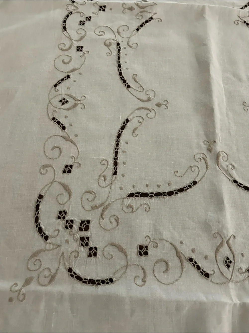 VTG Handmade Tablecloth 68
